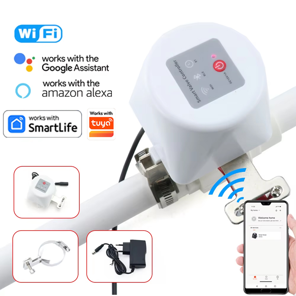 Smart Garden Instructions - WiFi-waterklep Gasafsluiting Kogelkraan Timer Tuin Smart