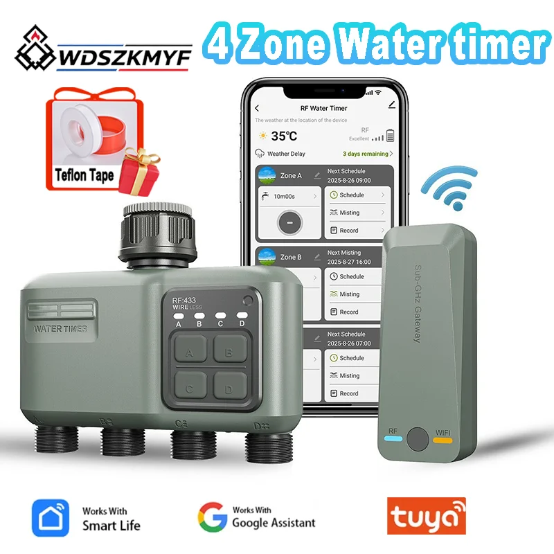 Smart Garden Products - Zelfwatergevend plantensysteem WiFi Smart Timer RF433