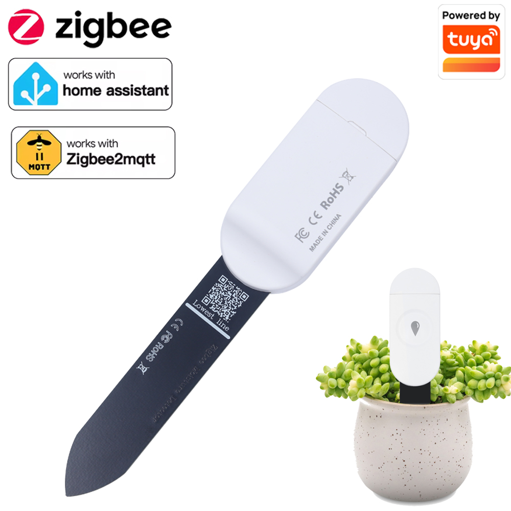 Smart Garden Products - Tuya Zigbee Temperatuur Vochtigheid Vocht Detector