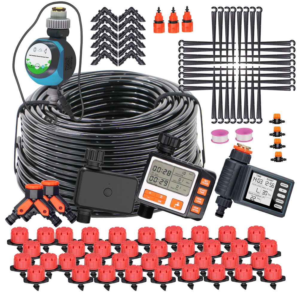 Smart Urban Garden - 50-5M 1/4 ''Verstelbare Druppelaars Automatische Bewateringsset