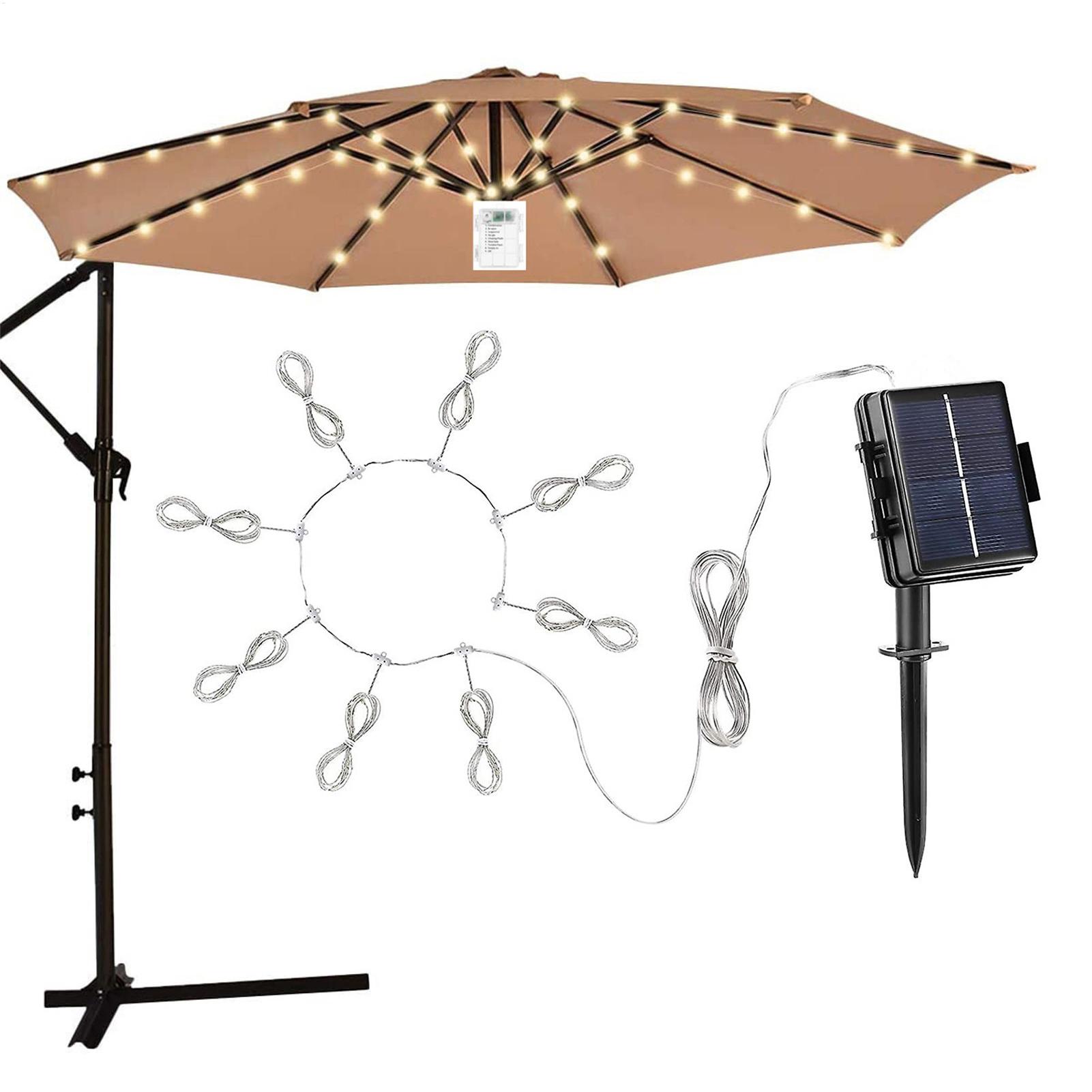 Smart Garden Umbrella - 104 LED-parapluverlichting Buitenverlichting met afstandsbediening 8-modus