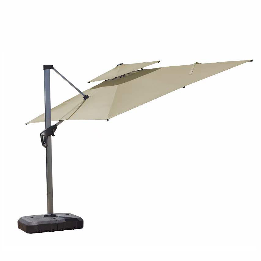 Smart Garden Umbrella - Decoratieve Smart Garden gouden aluminium parasol