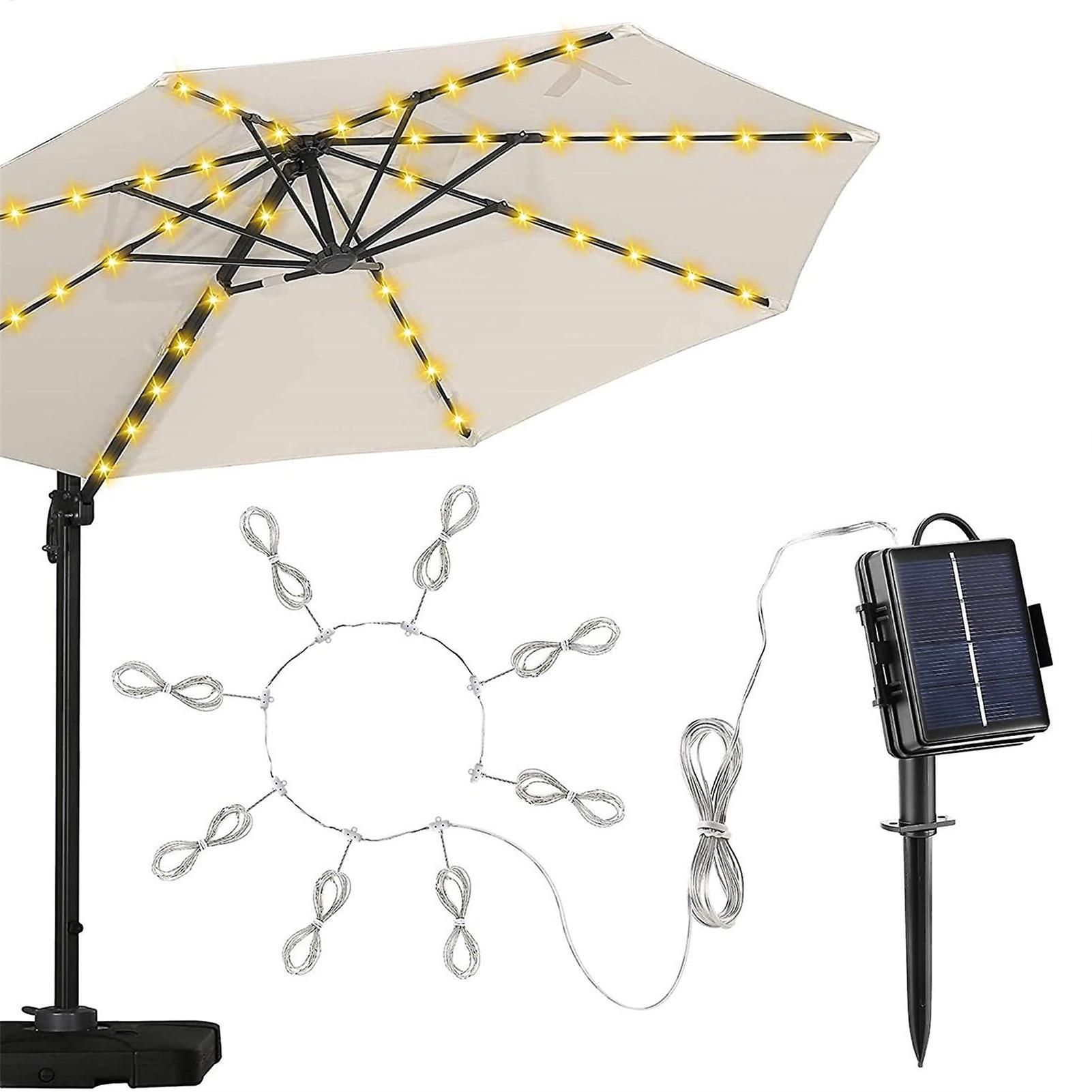 Smart Garden Umbrella - 104 LED-paraplu-snaarlicht met 8 modi Waterdichte