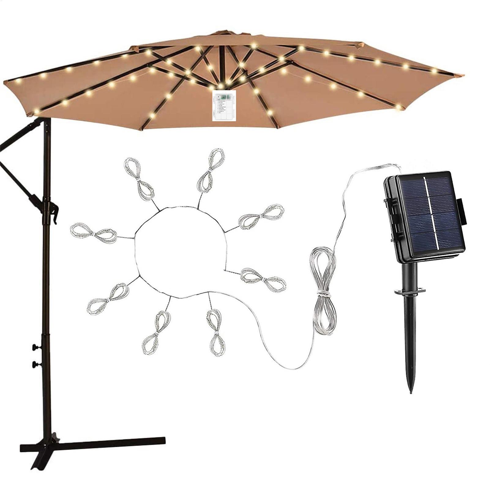 Smart Garden Umbrella - 104 LED-paraplulampjes met 8 modi, waterdichte