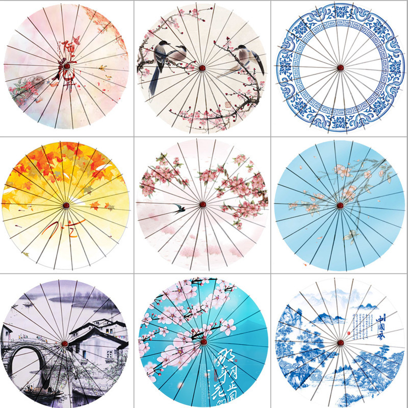 Smart Garden Umbrella - 82Cm Chinese Paraplu Japan Klassiek Geolied