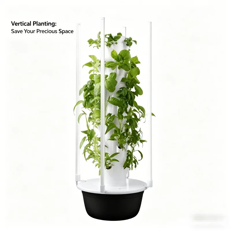 5-laags Spacetree Hydroponisch - Smart Garden Vertical Planter recensie en prijs