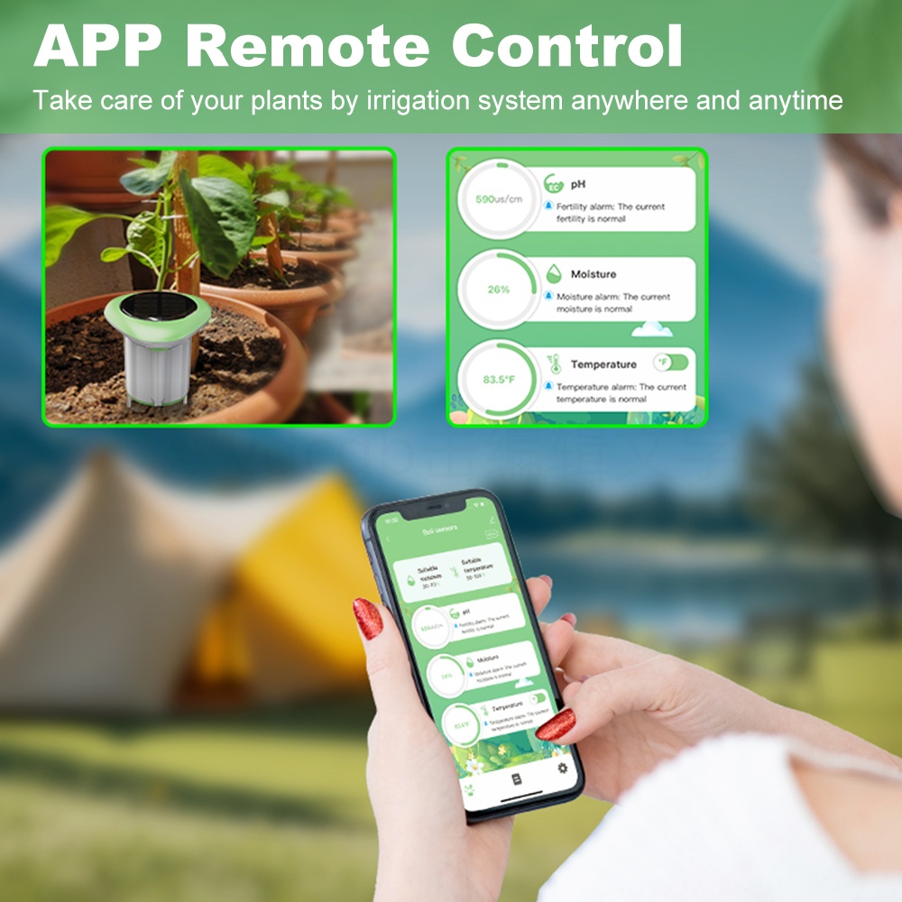 Tuya WIFI Smart Solar Bodemsen - Smart Urban Garden recensie en prijs