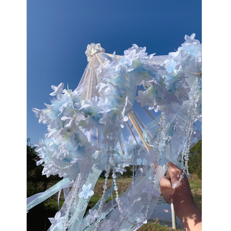 Hanfu Bloem Waterdicht Strand  - Smart Garden Umbrella recensie en prijs