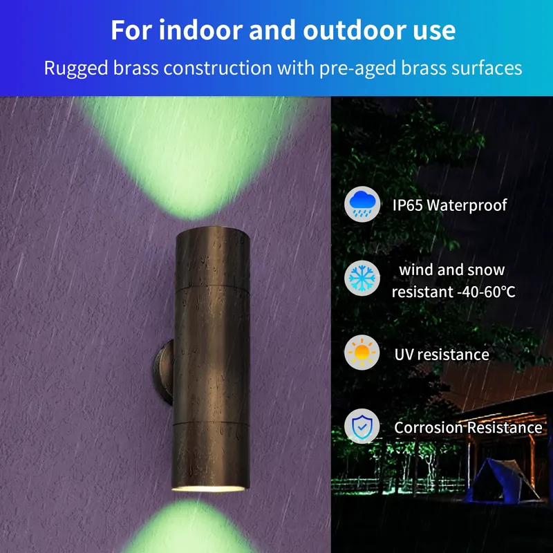 Duurzame messing buiten LED wa - Smart Gardening recensie en prijs