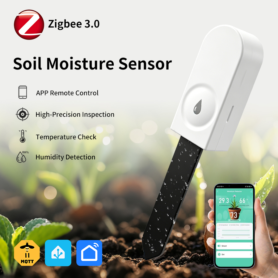 Tuya Zigbee3.0 Bodemvochtsenso - Smart Garden Products recensie en prijs