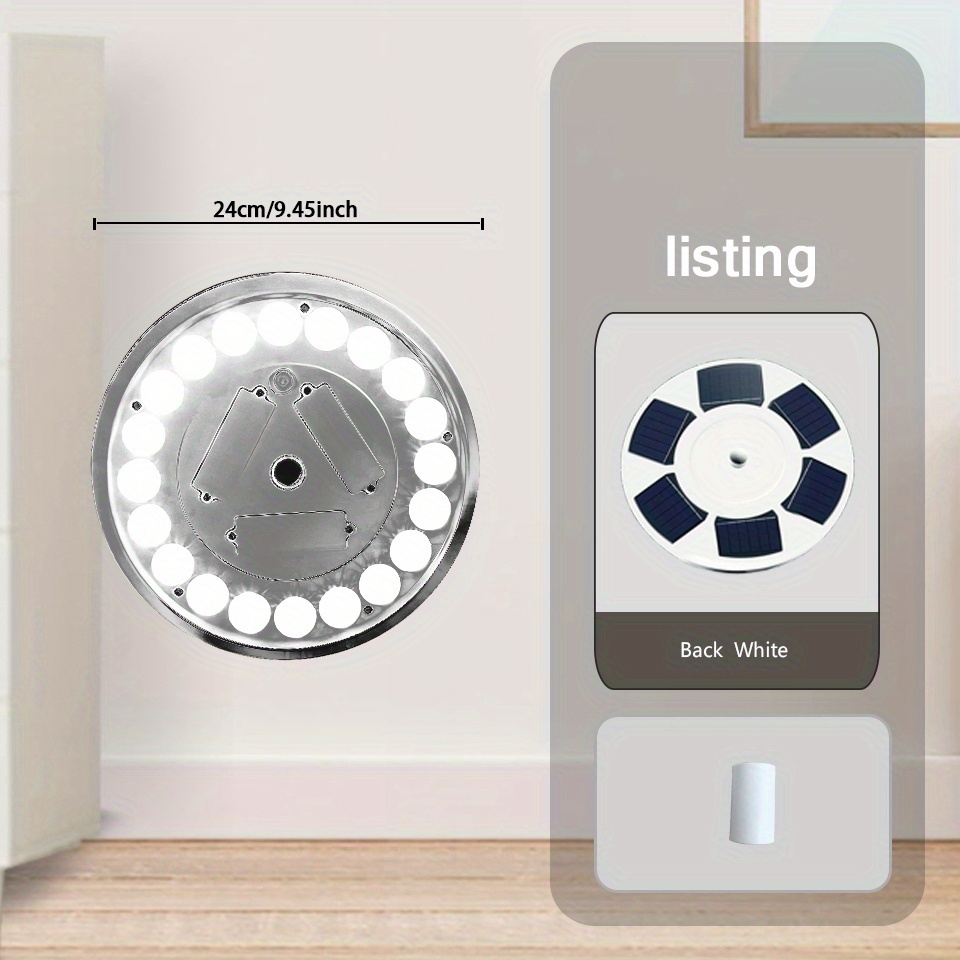 LED-vlaggenmastlamp op zonne-e - Smart Garden Umbrella recensie en prijs
