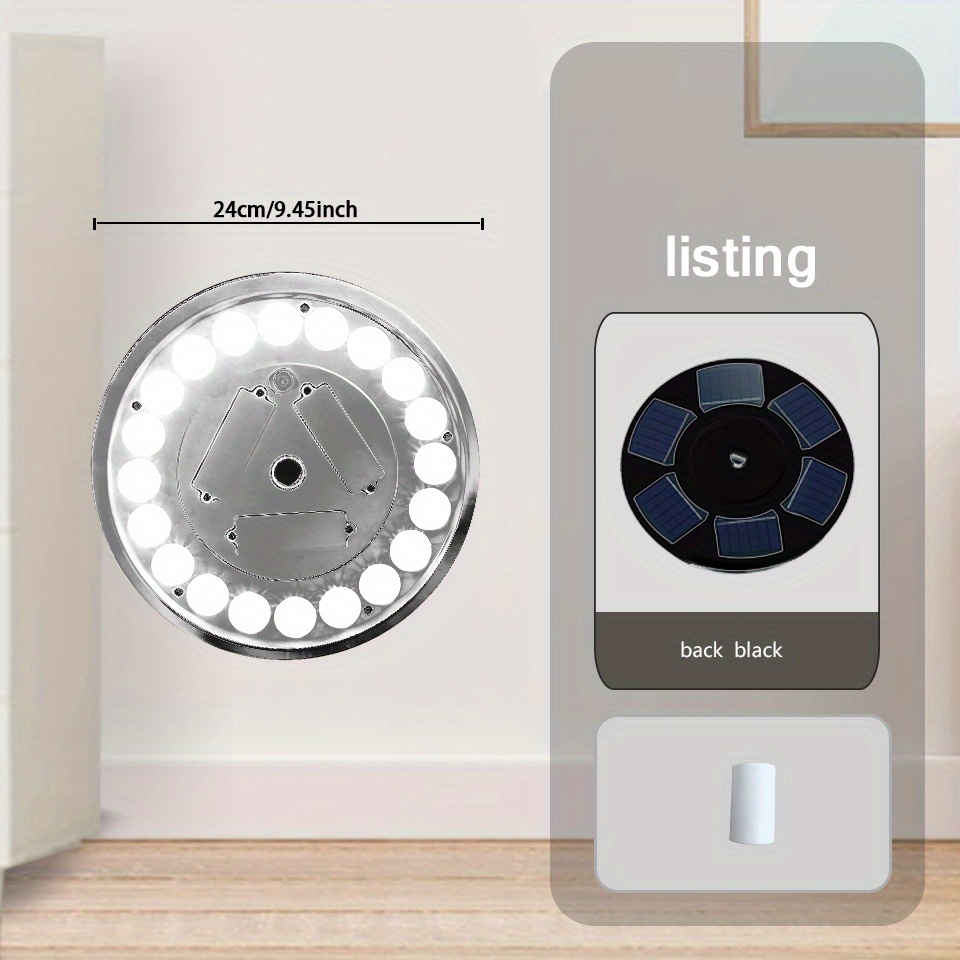 LED-vlaggenmastlamp op zonne-e - Smart Garden Umbrella recensie en prijs