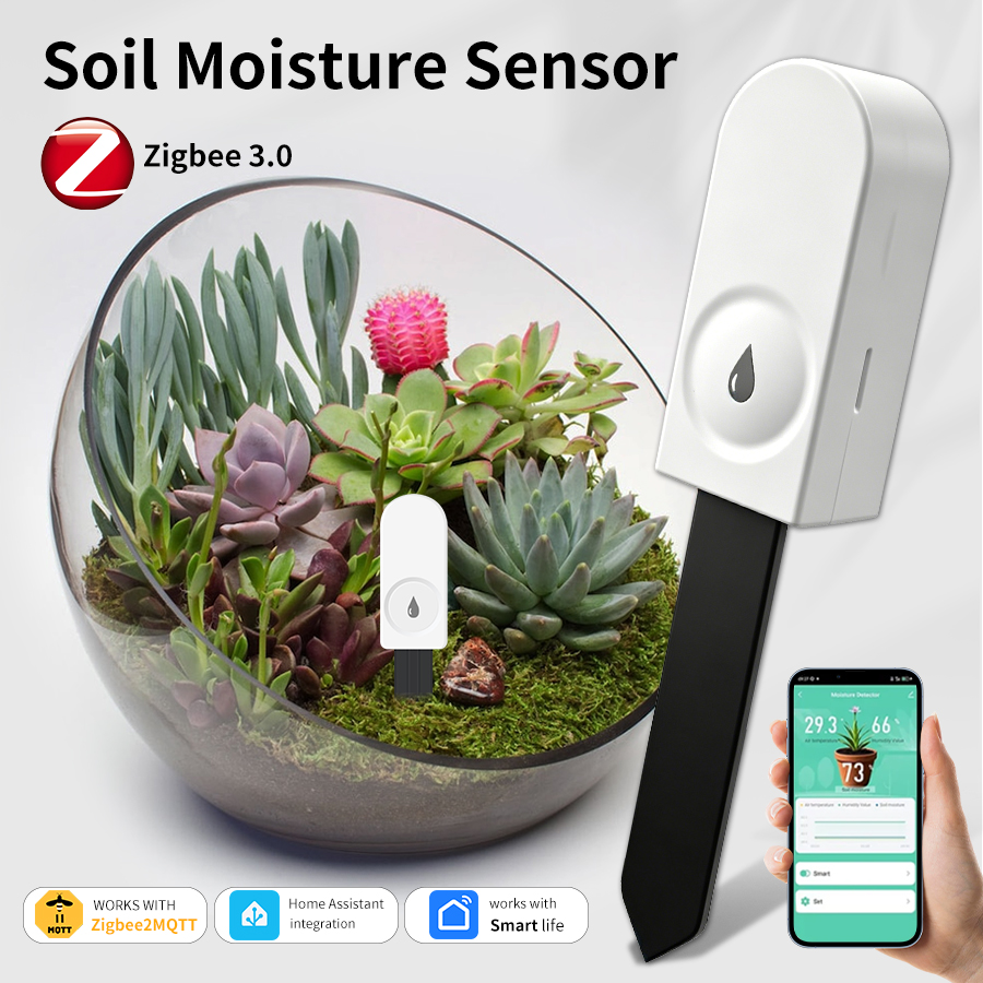 Slimme ZigBee Bodemvochtigheid - Smart Garden Products recensie en prijs