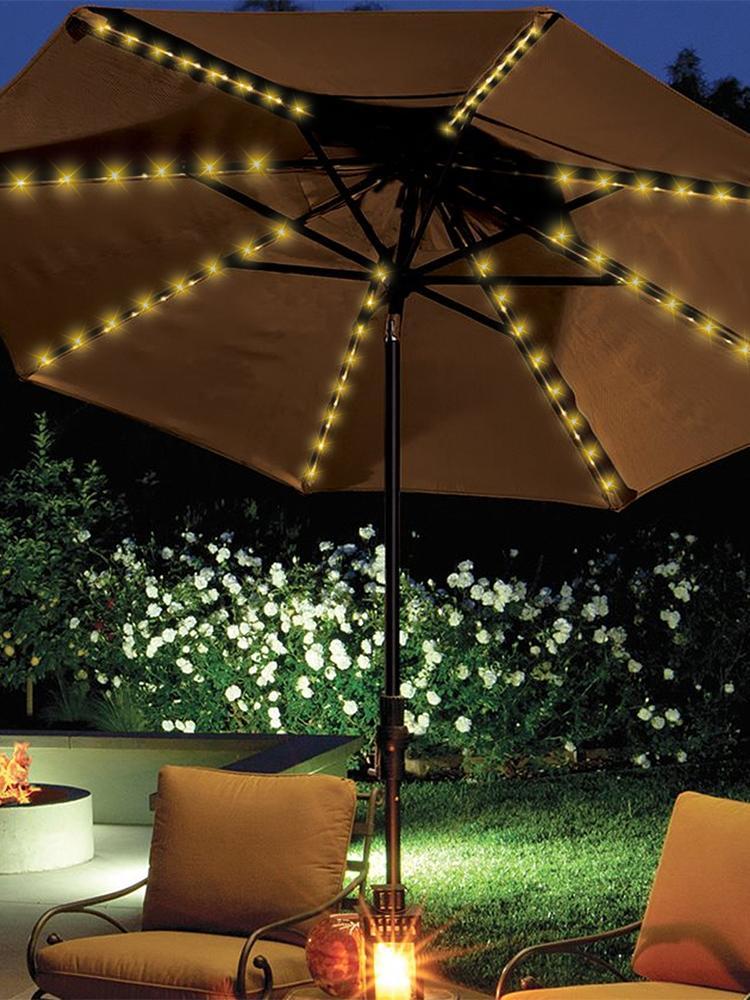 104 LED Solar Power Tuinparaso - Smart Garden Umbrella recensie en prijs