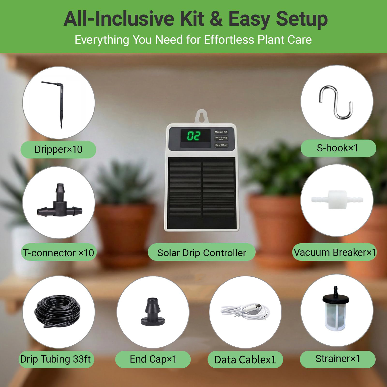 Verbeterd zonne-energie druppe - Smart Urban Garden recensie en prijs