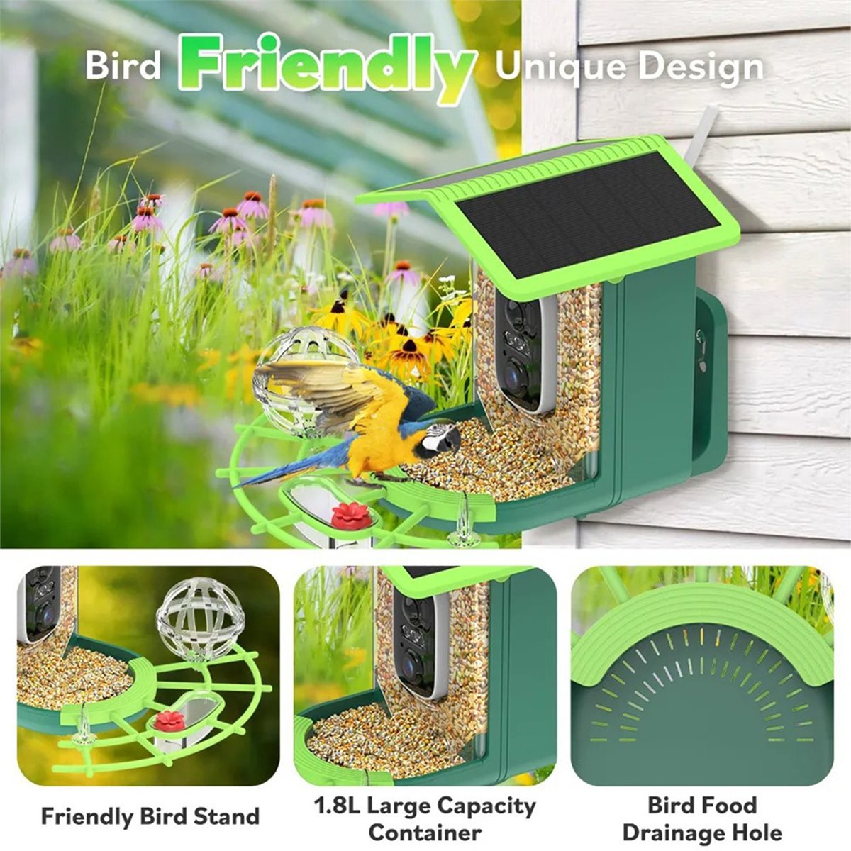 ABPP Smart Bird Feeder Camera  - Smart Garden Video recensie en prijs