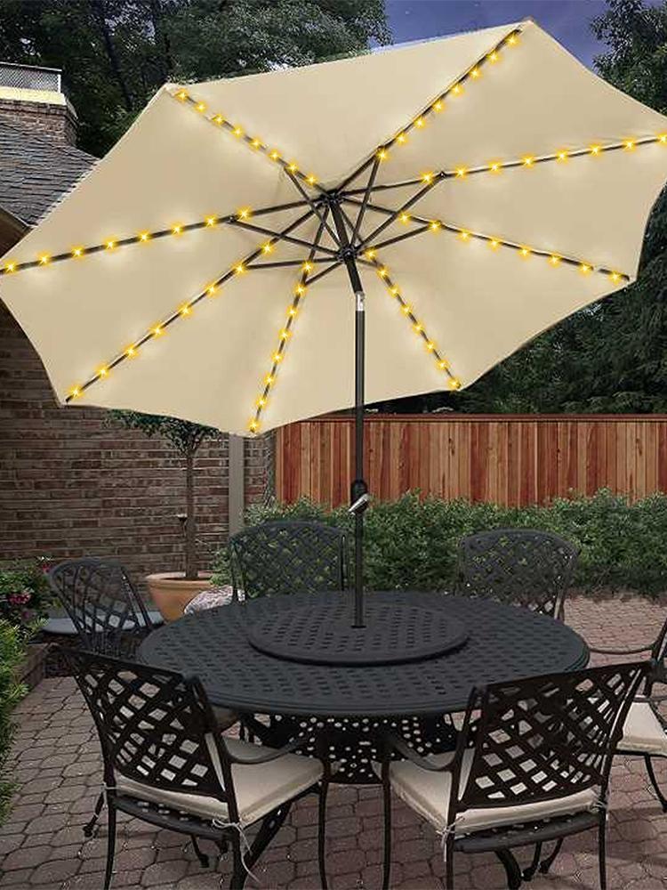104 LED-paraplulampjes met 8 m - Smart Garden Umbrella recensie en prijs