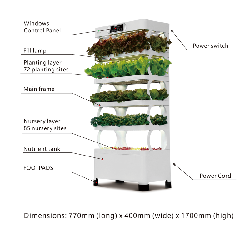 Indoor kleine thuistuin plante - Smart Garden Vertical Planter recensie en prijs